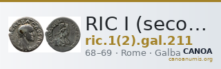 RIC I (second edition) Galba 211 — CANOA