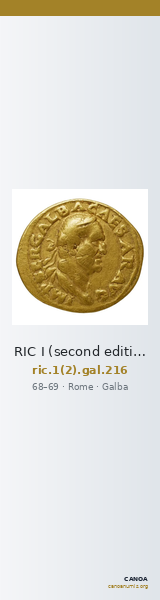 RIC I (second edition) Galba 216 — CANOA