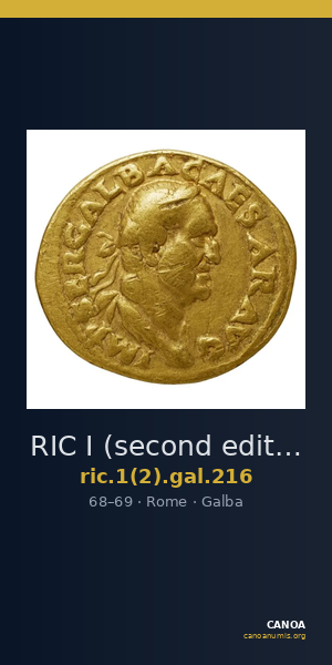 RIC I (second edition) Galba 216 — CANOA
