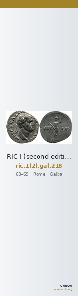RIC I (second edition) Galba 218 — CANOA