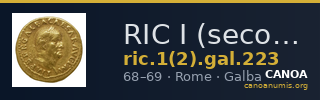 RIC I (second edition) Galba 223 — CANOA