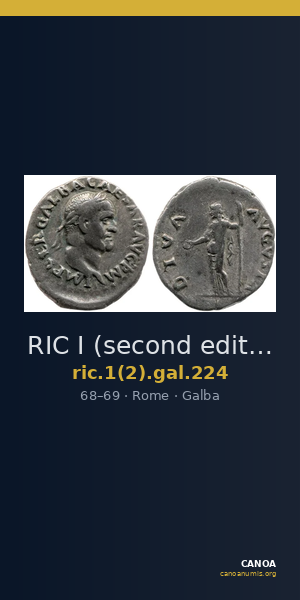 RIC I (second edition) Galba 224 — CANOA