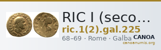 RIC I (second edition) Galba 225 — CANOA
