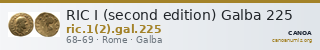 RIC I (second edition) Galba 225 — CANOA