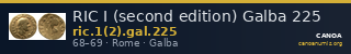 RIC I (second edition) Galba 225 — CANOA