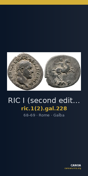RIC I (second edition) Galba 228 — CANOA