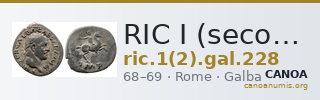 RIC I (second edition) Galba 228 — CANOA