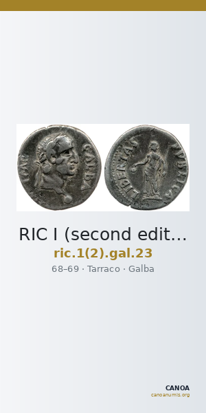 RIC I (second edition) Galba 23 — CANOA