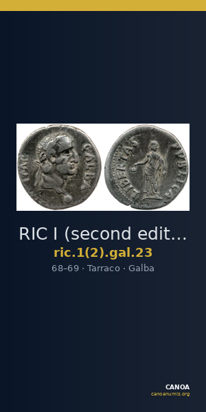 RIC I (second edition) Galba 23 — CANOA
