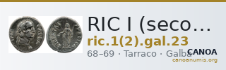 RIC I (second edition) Galba 23 — CANOA