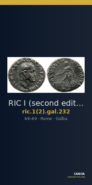 RIC I (second edition) Galba 232 — CANOA