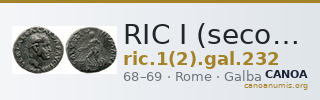 RIC I (second edition) Galba 232 — CANOA
