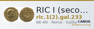 RIC I (second edition) Galba 233 — CANOA