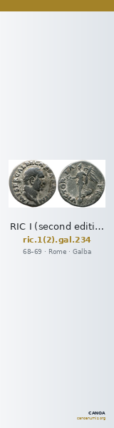 RIC I (second edition) Galba 234 — CANOA