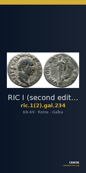 RIC I (second edition) Galba 234 — CANOA