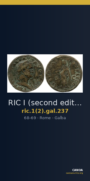 RIC I (second edition) Galba 237 — CANOA