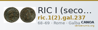 RIC I (second edition) Galba 237 — CANOA
