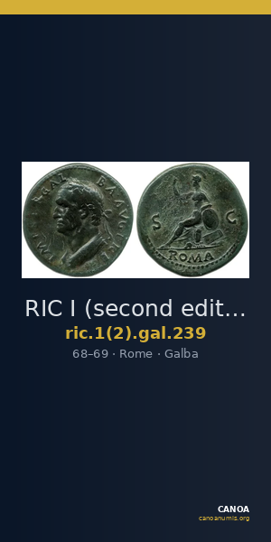 RIC I (second edition) Galba 239 — CANOA