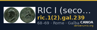 RIC I (second edition) Galba 239 — CANOA