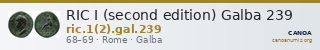 RIC I (second edition) Galba 239 — CANOA