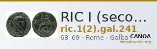 RIC I (second edition) Galba 241 — CANOA