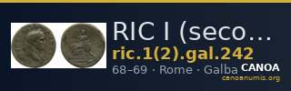 RIC I (second edition) Galba 242 — CANOA