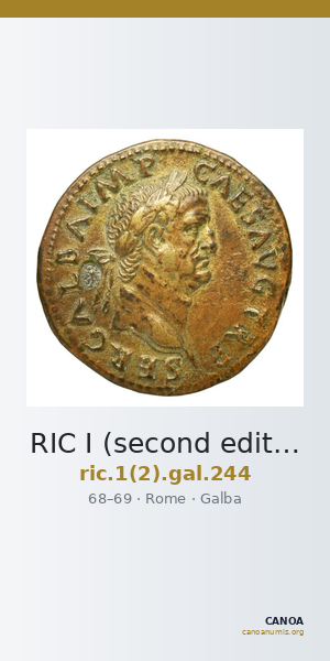 RIC I (second edition) Galba 244 — CANOA