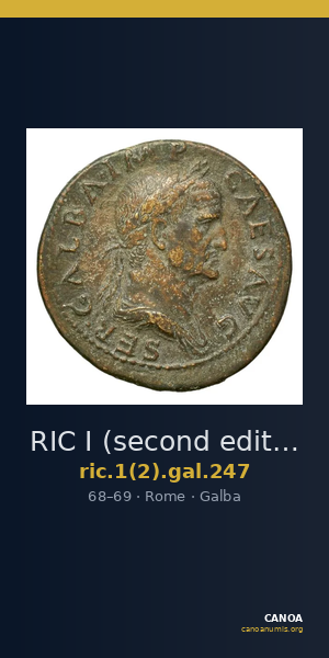 RIC I (second edition) Galba 247 — CANOA