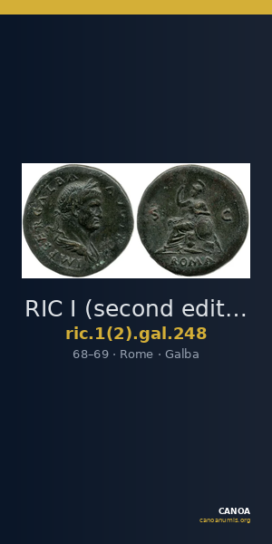 RIC I (second edition) Galba 248 — CANOA