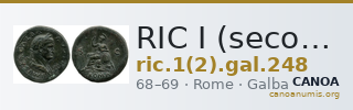RIC I (second edition) Galba 248 — CANOA