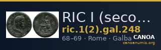 RIC I (second edition) Galba 248 — CANOA