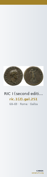 RIC I (second edition) Galba 251 — CANOA