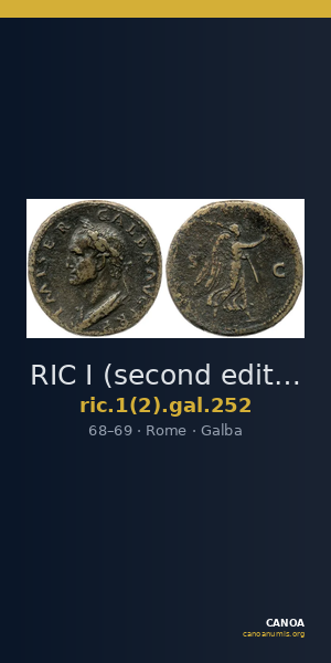 RIC I (second edition) Galba 252 — CANOA