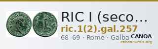 RIC I (second edition) Galba 257 — CANOA
