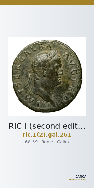 RIC I (second edition) Galba 261 — CANOA