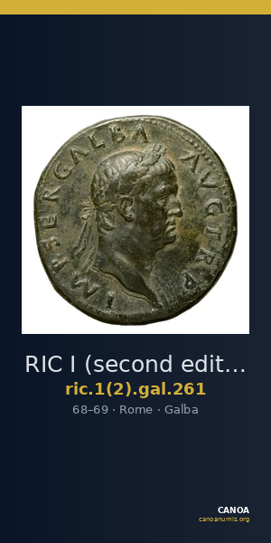 RIC I (second edition) Galba 261 — CANOA