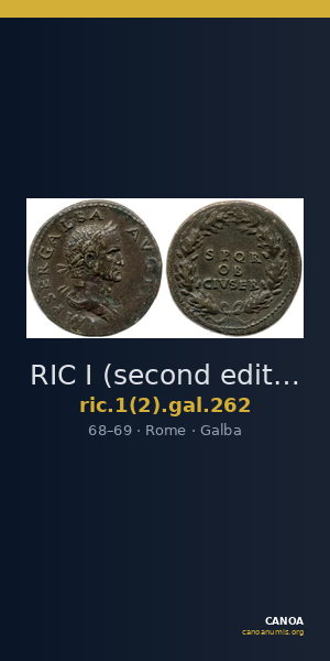 RIC I (second edition) Galba 262 — CANOA