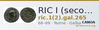 RIC I (second edition) Galba 265 — CANOA