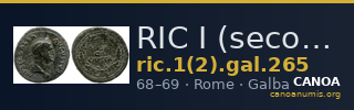 RIC I (second edition) Galba 265 — CANOA