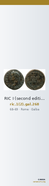 RIC I (second edition) Galba 268 — CANOA