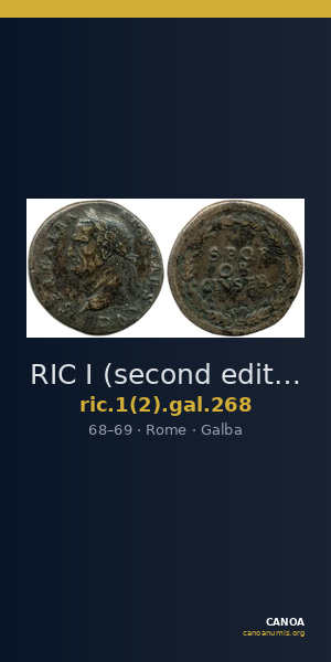 RIC I (second edition) Galba 268 — CANOA