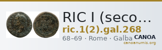 RIC I (second edition) Galba 268 — CANOA