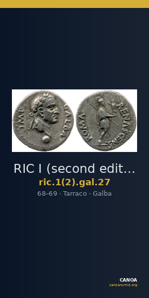 RIC I (second edition) Galba 27 — CANOA