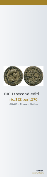 RIC I (second edition) Galba 270 — CANOA