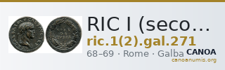 RIC I (second edition) Galba 271 — CANOA