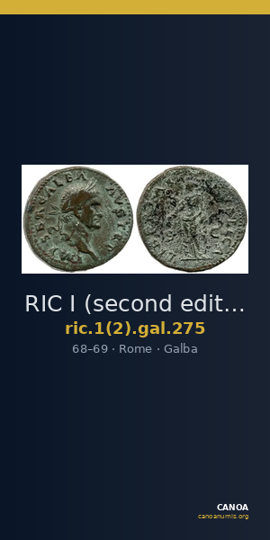 RIC I (second edition) Galba 275 — CANOA