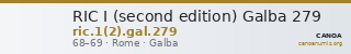 RIC I (second edition) Galba 279 — CANOA