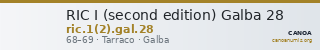 RIC I (second edition) Galba 28 — CANOA