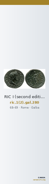 RIC I (second edition) Galba 280 — CANOA