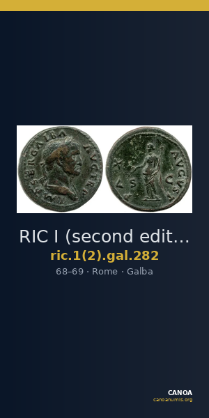 RIC I (second edition) Galba 282 — CANOA